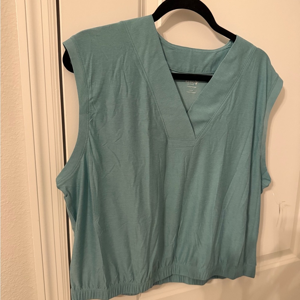 Old Navy Women's Teal Sleeveless Tank Top